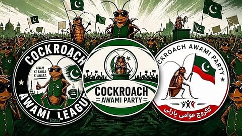 'Cockroach Janata Party' crosses borders - a new trend spreading to Pakistan
