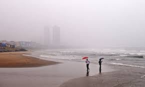 Chennai scorching hot yesterday, pleasant climate with strong winds since this morning