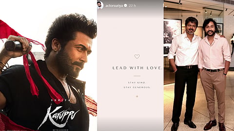 Are Suriya's fans unhappy with director RJ Balaji? Advice posted by Suriya on Instagram!