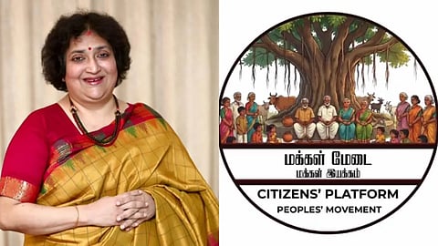 Latha Rajinikanth explained that the 'People's Platform' (Makkal Medai) and the movement aim to bring together 
