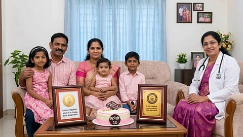 3 babies born on the same date. and the doctor who delivered them shares the same birthday! An astonishing world record!