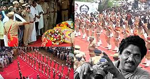 The beloved Bharathiraja has bid farewell; laid to rest in his native soil with state honors amidst a 72-gun salute.
