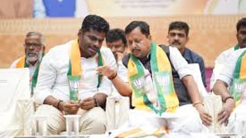 BJP National Leader Nitin Nabin's bold clarification regarding Annamalai's resignation!