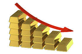 Gold price drops by Rs. 2,400 per sovereign; no change in silver price.

