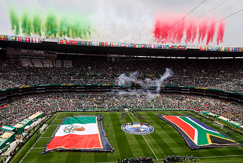 Mexico team impressed by defeating South Africa in the opening match of the World Cup football