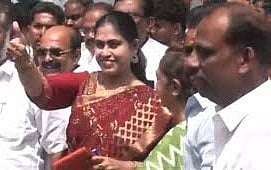 Vijayadharani, who contested and lost in the Vilavancode constituency, joined the ruling party, TVK
