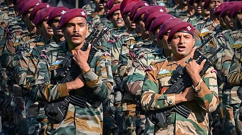 Indian Army uniforms set for a change: Bidding farewell to the old British-style attire.
