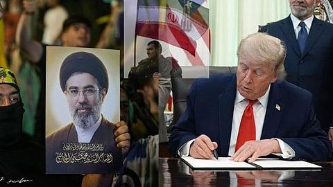 US President Donald Trump and Iranian President Pezeshkian signed a peace agreement