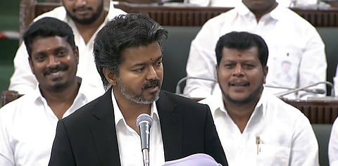 Vijay clarified he did not become CM by coming straight from a film shoot, highlighting 30-year political journey