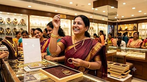 Gold prices drop sharply: Rs. 1,680 decline per sovereign; jewelry enthusiasts delighted!