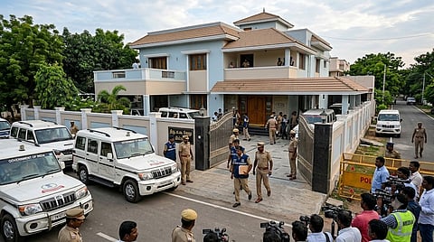 Anti-corruption Dept conducting raids including former Minister E.V. Velu house, in tender irregularities case