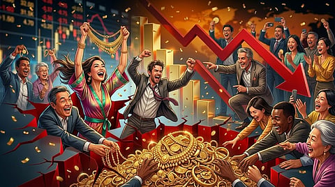 It has dropped by Rs. 3,680 in just the last three days! The price of silver has also decreased.