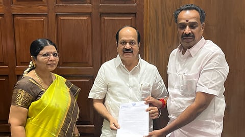 M.R. Vijayabhaskar resigns as MLA; constituency becomes vacant; by-election expected soon.
