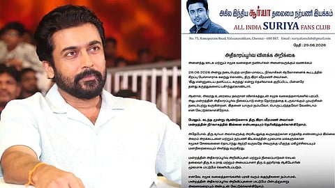  Actor Suriya Political Entry Rumors Fan Club Official Clarification