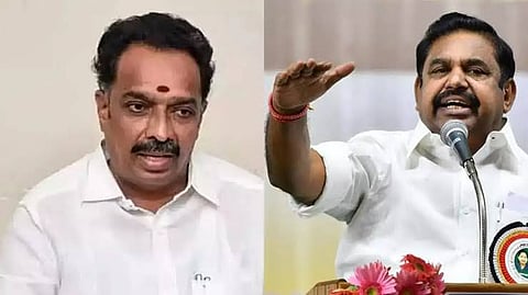 How can the AIADMK join hands with the DMK? M.R. Vijayabhaskar expresses dissatisfaction and criticizes EPS.
