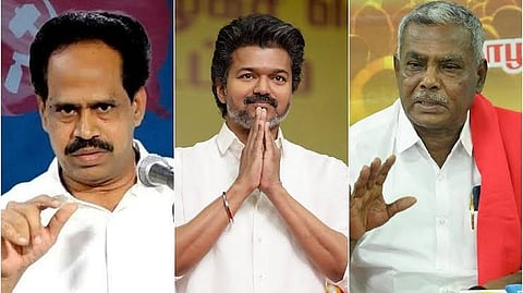 TVK government will not fall; there is no chance of that support will continue; Leftists hit back at DMK.
