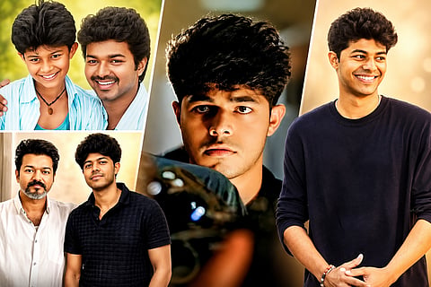 Viral video of actor Vijay's son, Jason Sanjay.