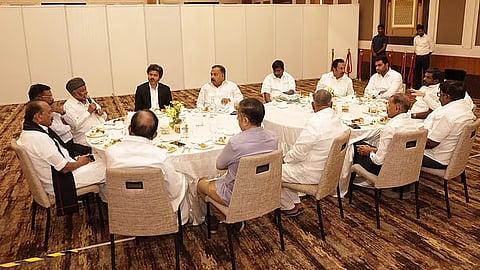 CM Vijay stated at a meeting of allied party leaders said, unite to thwart DMK's conspiracy to topple TVK govt