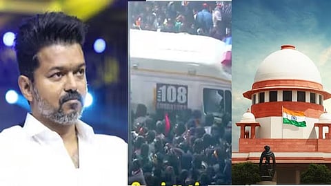 DMK has suffered a defeat against TVK in legal matters at  Supreme Court.