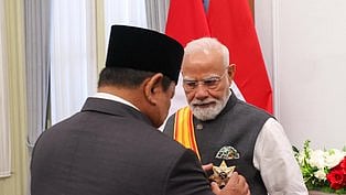 Indonesian government honored Prime Minister Modi, with the prestigious "Bintang Adipurna" award