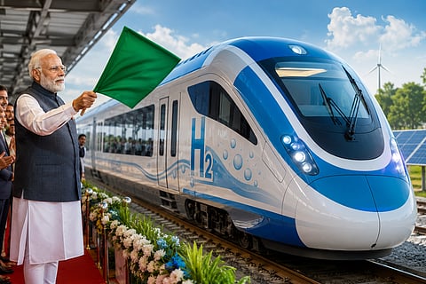 Prime Minister Modi will inaugurate India's first eco-friendly hydrogen train on July 17