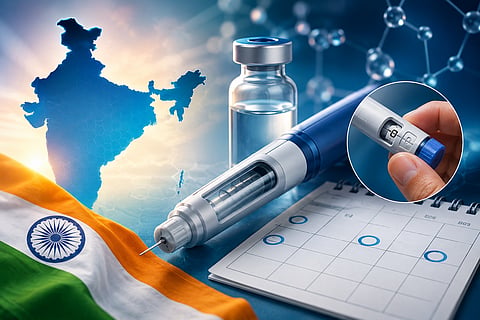 Novo Nordisk has introduced 'Awiqli' in India, the world's first once-weekly insulin injection