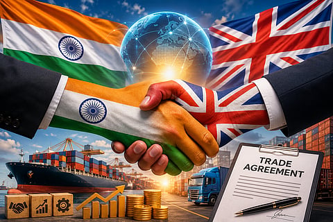 The trade agreement between India and the UK has come into effect today