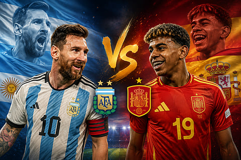 Fans making potential clash between Messi and Lamine Yamal in  World Cup football final go viral