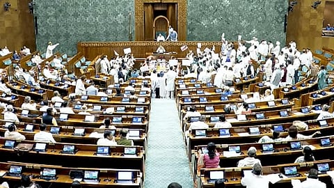 Monsoon Session: Both Houses adjourned for the day due to uproar by the opposition.
