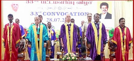 Tamil Thai Vazhthu' relegated to the last spot: Disrespect shown at Nellai convocation ceremony