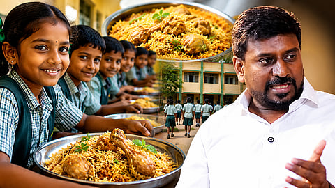 Chicken biryani once a week in government schools? School Education Minister Rajmohan shares the information!