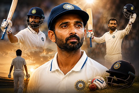 Indian cricketer Ajinkya Rahane has announced his retirement from international cricket
