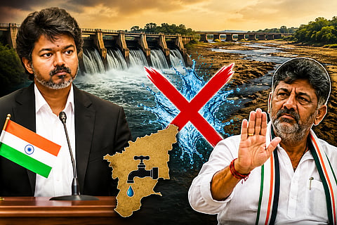 Karnataka CM Shivakumar stated  not possible to release Cauvery water for Tamil Nadu