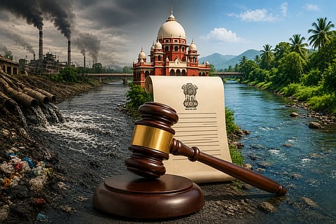 Madurai High Court, accorded status of a deity to Thamirabarani River, banned  dumping of clothes 