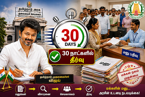 TN govt stern directive to officials, solutions found for petitions submitted by public within 30 days.