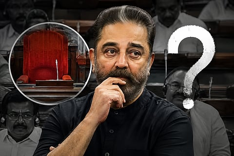 Kamal Haasan, Rajya Sabha MP for a year, asked only two questions  he has not participated in proceedings