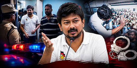 "I view the arrest as a farce": Udhayanidhi Stalin on the police action!