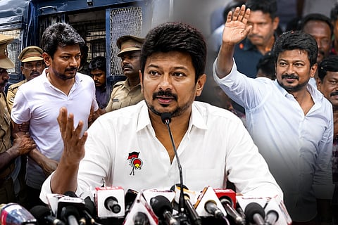 speech in Thanjavur,  Udhayanidhi Stalin was arrested in Chennai, taken to Thanjavur, and released