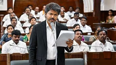 government will never compromise on Tamil Nadu's rights: CM Vijay clarifies regarding his Bengaluru visit.