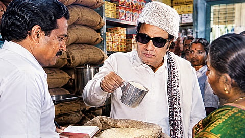 SSpeaker recalled in Assembly, MGR that "as long as ration shops function properly, we return to power again and again.