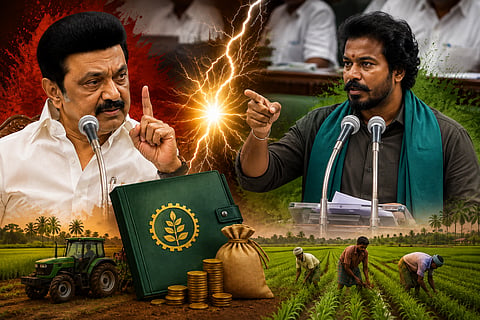 Minister Vinoth hit back  Stalin, stating that agriculture budget is not an empty budget, successful one