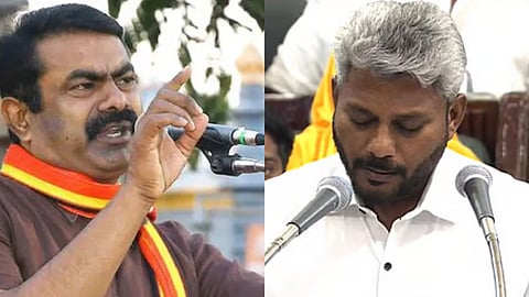  Maria Wilson spoke insults Tamil; Seeman condemns this and demands an apology.