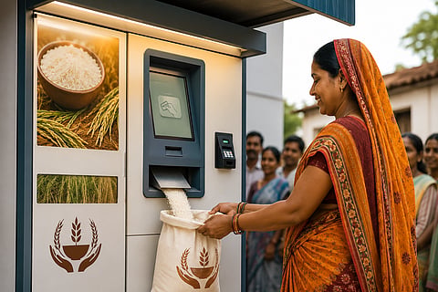 CHHATTISGARH: No More Waiting in Queues – 24x7 Grain ATM for Ration Rice Launched