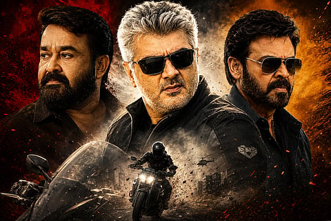 Mohanlal and Venkatesh in Ajith Kumar's 'Daredevil'?