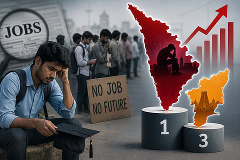 No Jobs for the Educated: Rising Unemployment Raises Concerns in Kerala; Tamil Nadu Ranks Third.