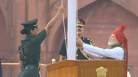 80th Independence Day, Prime Minister Modi hoisted the national flag at the Red Fort in Delhi 