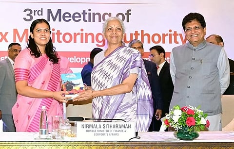 TVK minister S. Keerthana's meeting with Minister Nirmala Sitharaman