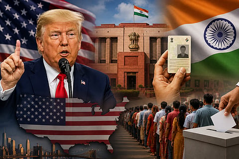 Trump Cites India's Electoral System: New Debate Emerges in the United States...