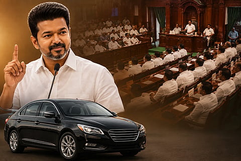 Chief Minister Vijay has announced that new vehicles will be provided to Tamil Nadu MLAs.