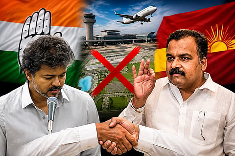 Congress welcomed TVK govt's announcement to abandon the Parandur airport project 